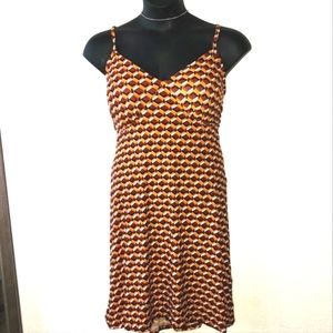 Jolie & Joy Milticolored Sleeveless Skater Dress Plus Size 3xl
